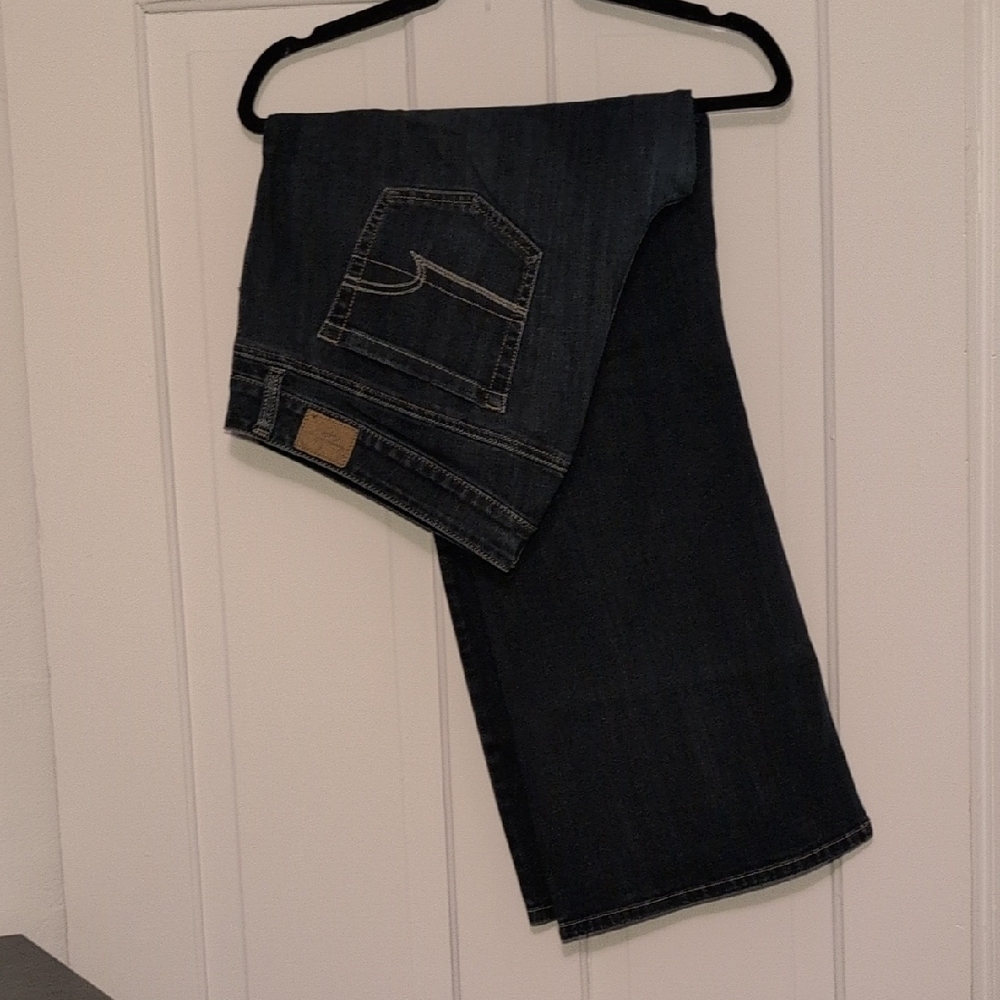 American Eagle Outfitters Dark Indigo Straight Leg Jeans